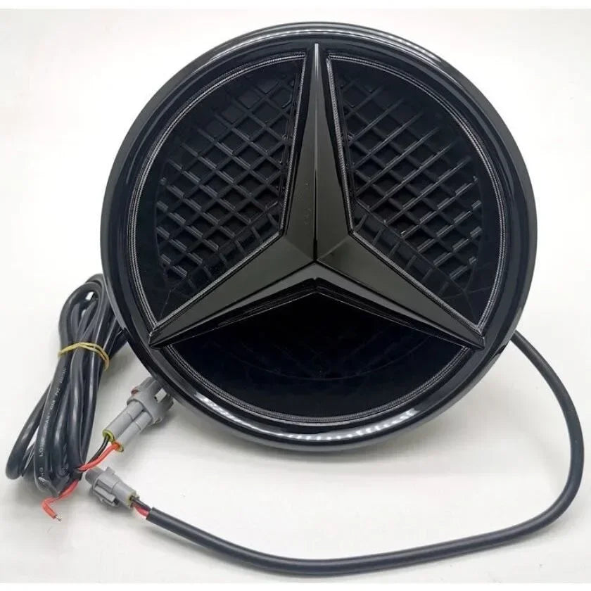 LED Star Emblem Illuminated Logo White Blue Red Light for Mercedes Benz W205 C E R ML GL GLA CLA CLS 2013-2016