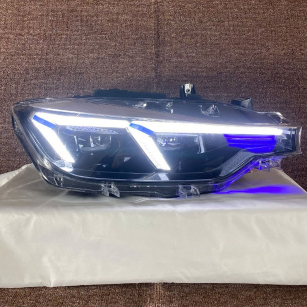 Full LED Headlights For BMW F30 F35 3 Series 2013-2019 DRL Sequential Turn Signal Assembly