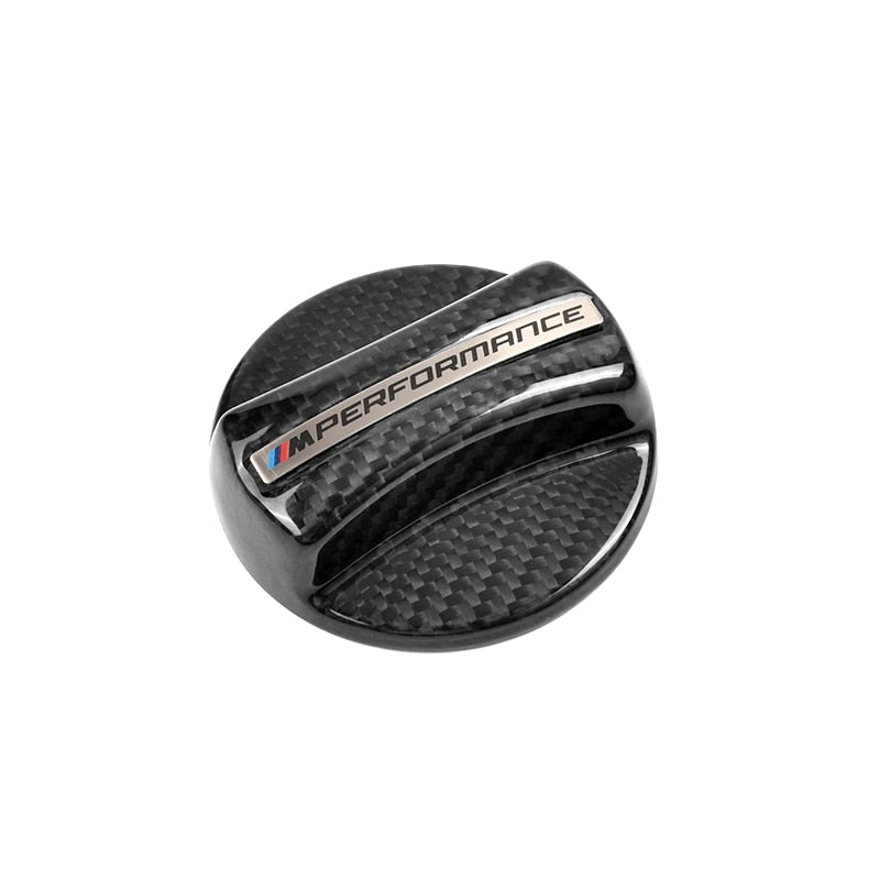 Dry Carbon Fiber Fuel Tank Cap Cover For BMW