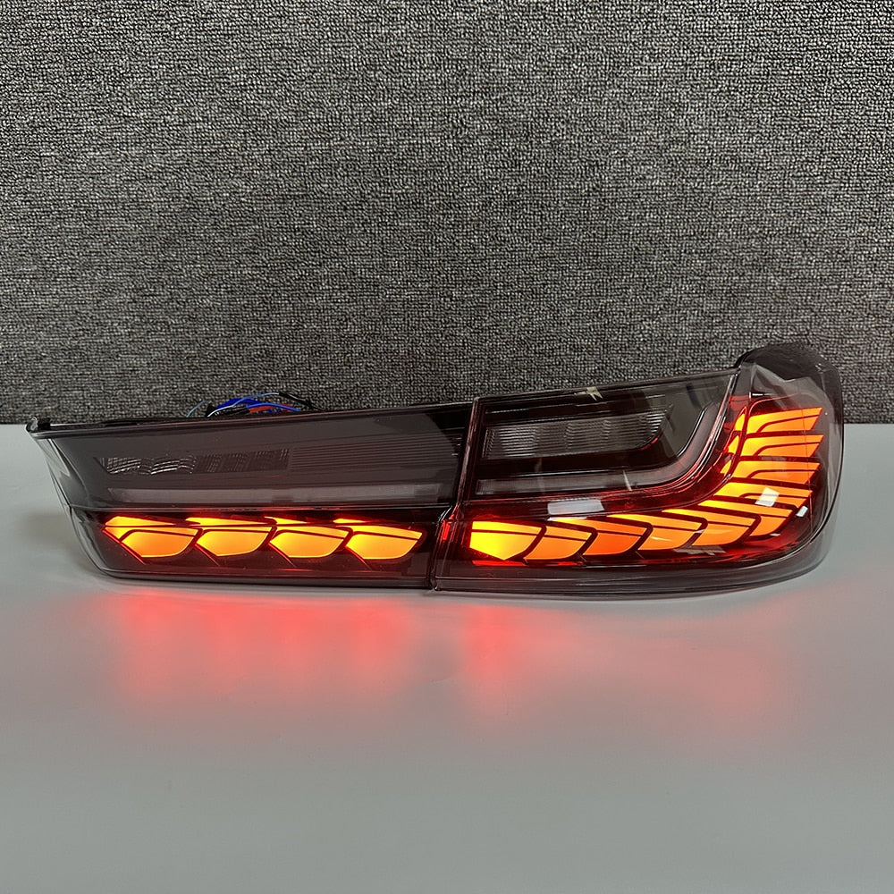 Clear Tail Lights For BMX 3 Series G20 G80 M3 GTS 330i 340i Dragon Scales Dynamic Animation Running Lamp Sequential Turn Signal