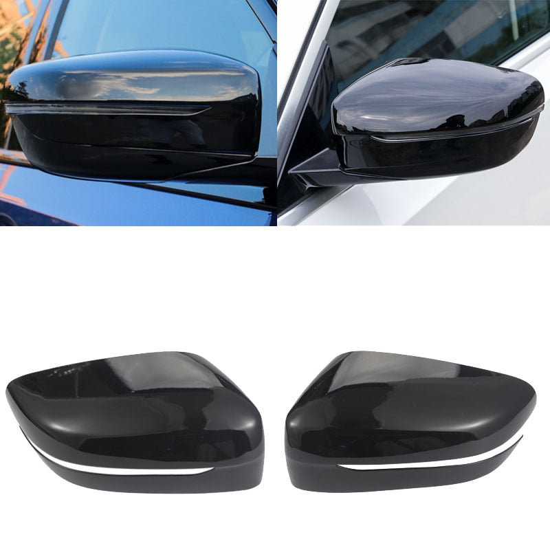 Gloss Black Mirror Cover Cap For BMW 3 Series G20 G21 G28 2019 2020 2021