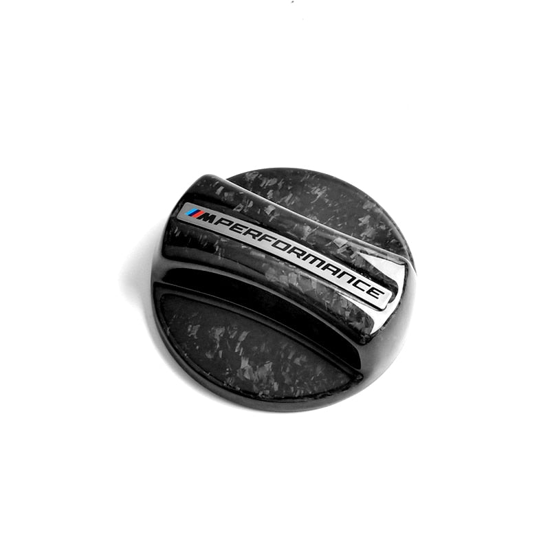 Dry Carbon Fiber Fuel Tank Cap Cover For BMW