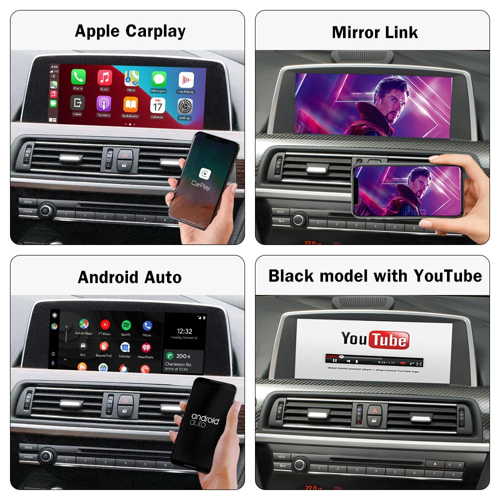 Wireless CarPlay for BMW 6 Series F06 F12 F13 G32 2010-2020 CIC,NBT,EVO Android Auto Mirror Link AirPlay Car Player