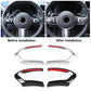 Chrome / Carbon Fiber Car Steering WheelF06 F12 F13 M Sport Wheel Decoration Cover Trim