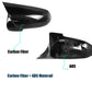 Carbon Fiber Rearview Mirror Cover Caps Replacement For BMW 6 Series F10 F11 F18 F07 F06 F12 F13 F01 F02 F03 F04 Facelifted Lci