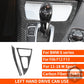 BMW 6 Series F12 F13 F06 2011-2018 Carbon Fiber Interior Overlay Gear Shift Knob Panel Cover Set Car Interior Styling Accessories