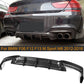 Carbon Fiber Car Rear Bumper Diffuser for BMW F06 F12 F13 640i 650i M Sport M Tech M6 Bumper 2012 - 2016 Car Rear Diffuser Lip