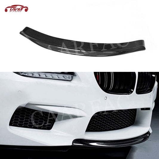 Carbon Fiber Front Bumper Lip Spoiler for BMW 6 Series F06 F12 F13 M6 2013-2018 Anti-crash Lip Splitters Decoration Car Styling