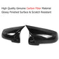 Carbon Fiber Rearview Mirror Cover Caps Replacement For BMW 6 Series F10 F11 F18 F07 F06 F12 F13 F01 F02 F03 F04 Facelifted Lci