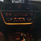 Carbon fiber LED center console Ambient light For BMW 3 /4 Series M3/4 F3x F8x LED