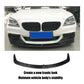 BMW F06 F12 F13 M tech M Sport Carbon Fiber Front Lip 3-Piece