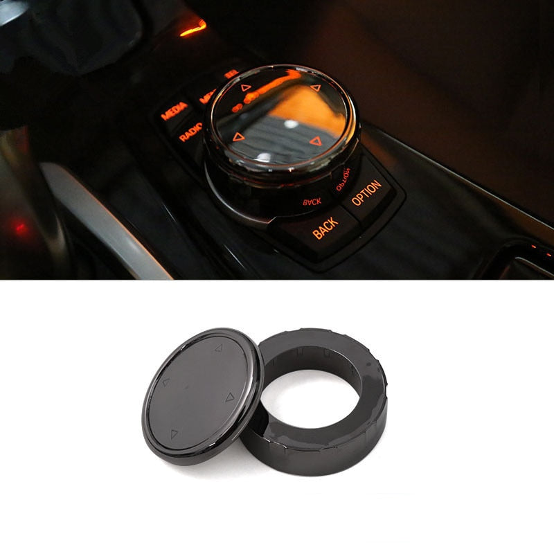 Ceramic Multimedia Button Cover Trim Knob  For BMW F06 F12 F13 For NBT Controller Accessories