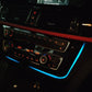 Carbon fiber LED center console Ambient light For BMW 3 /4 Series M3/4 F3x F8x LED