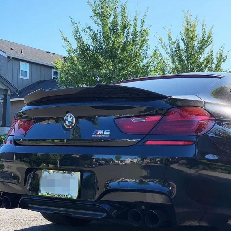 BMW 6 Series F06 F12 F13 PSM Style Carbon Fiber Trunk Spoiler Wing 640 ...