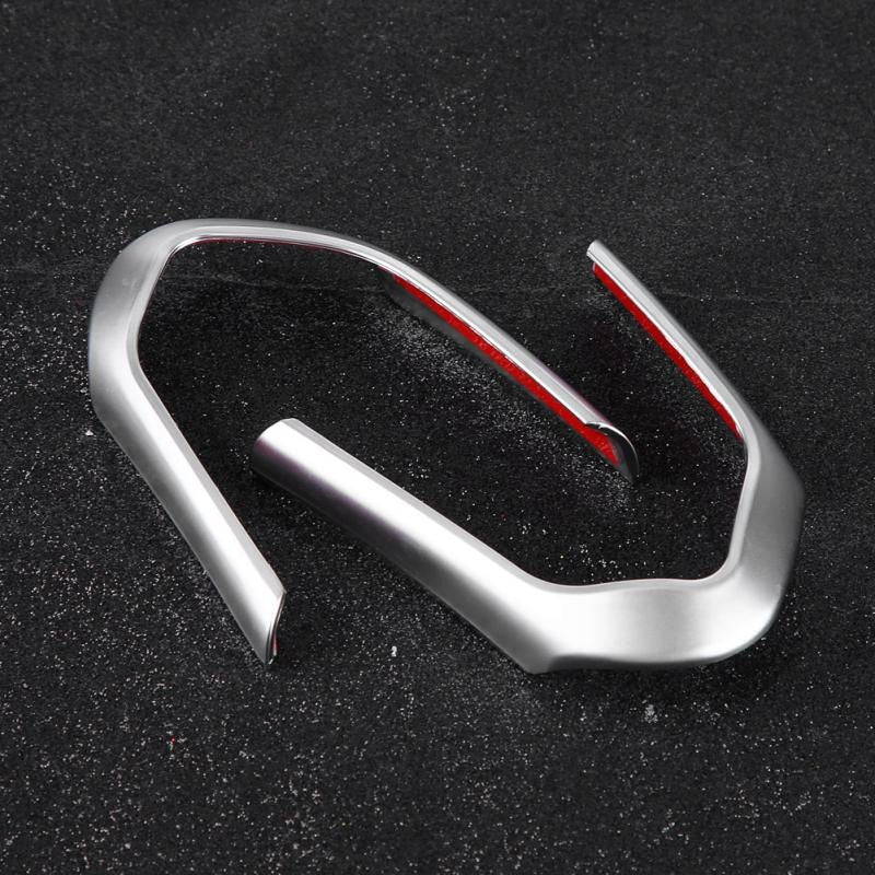 Chrome / Carbon Fiber Car Steering WheelF06 F12 F13 M Sport Wheel Decoration Cover Trim