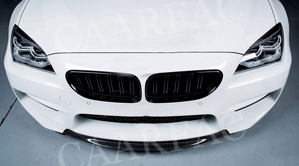 Carbon Fiber Front Bumper Lip Spoiler for BMW 6 Series F06 F12 F13 M6 2013-2018 Anti-crash Lip Splitters Decoration Car Styling