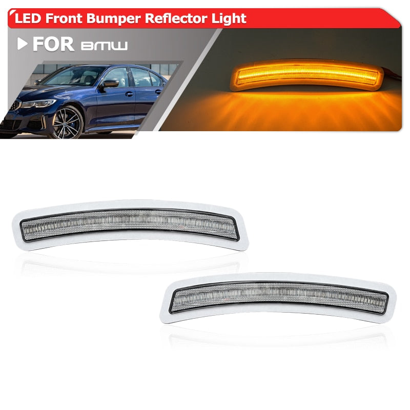 BMW 2 3 4 Series G42 Coupe G20 Sedan G22 Coupe G23 Convertible Front Bumper Reflector Light Led Fender Flare Side Marker Lamp