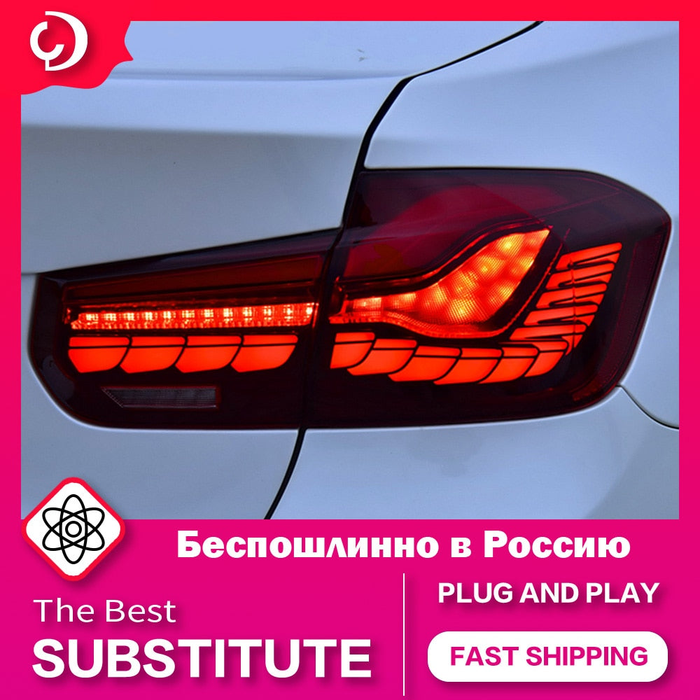 Red GTS Taillights for BMW 3 Series F30 2013-2019 F80 M3 GTS LED Turn Signal Sequential Startup Animation