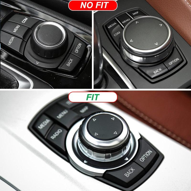 Ceramic Multimedia Button Cover Trim Knob  For BMW F06 F12 F13 For NBT Controller Accessories