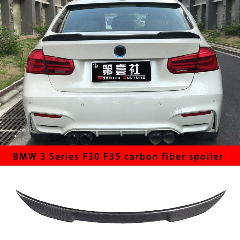 High Quality 3K Real Carbon Fiber Spoiler 2012-2018 BMW M3/ 3 Series F30 F80 Multiple Styles!