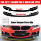 M Style F30 Car Front Bumper Lip for BMW F30 3 Series 2012-2018 Front Bumper Lip Splitter