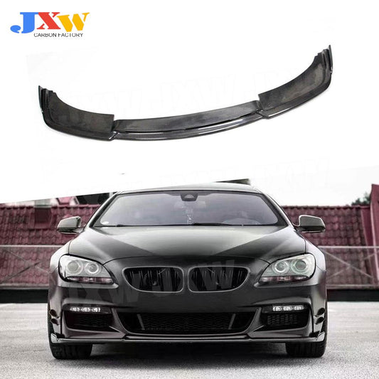 Carbon Fiber Front Bumper Chin Lip For BMW F06 F12 F13 630 640 650 M Tech Sport 2012 - 2016 FRP Car Styling Front Spoiler