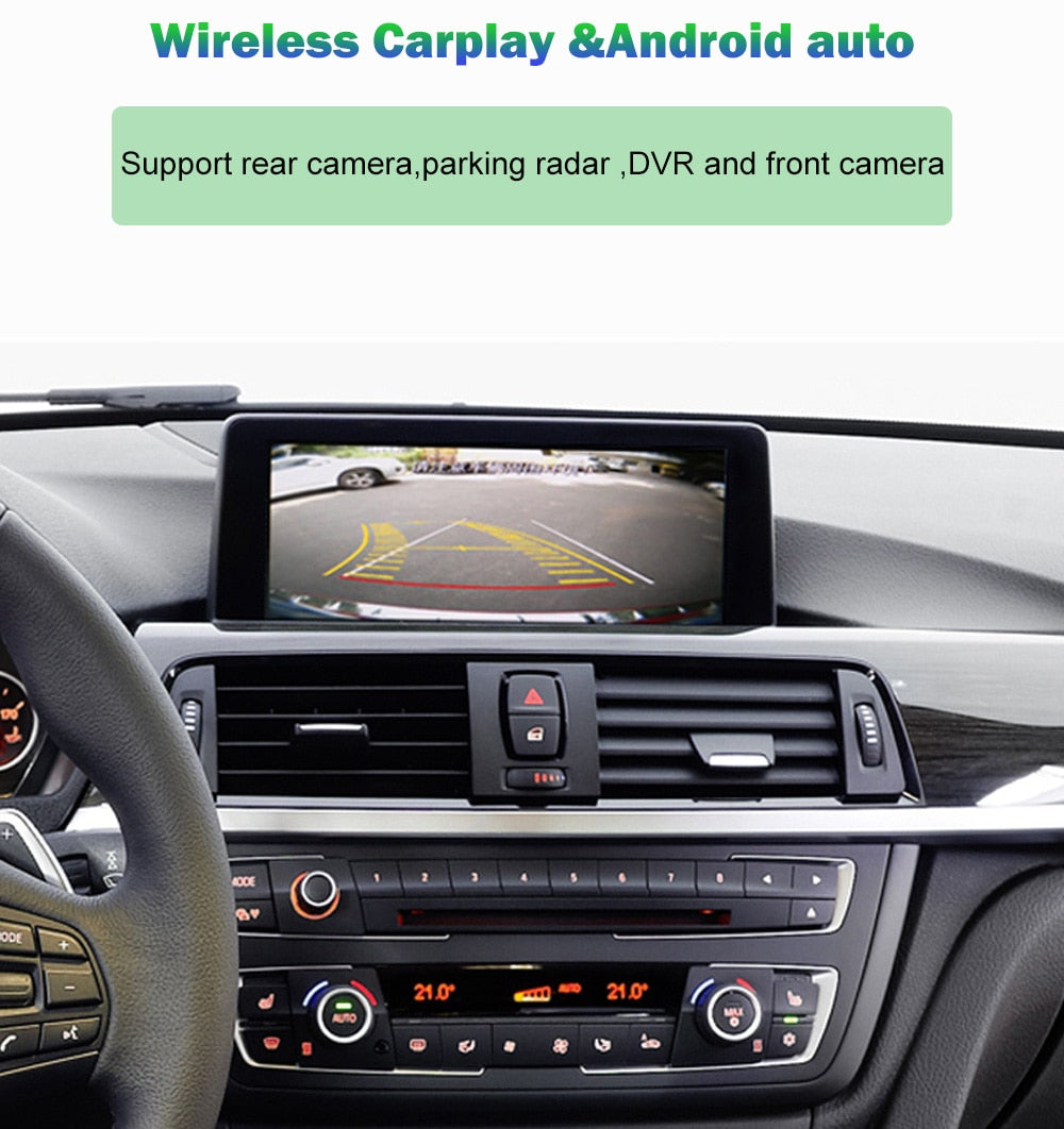 Wireless CarPlay Android Auto Box For BMW F Series NBT CIC EVO Youtube