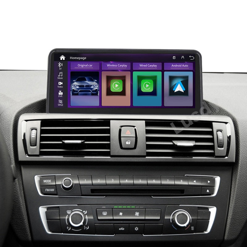 Touch Screen Wireless Apple CarPlay Android Auto Car Multimedia For BMW 3/4 Series