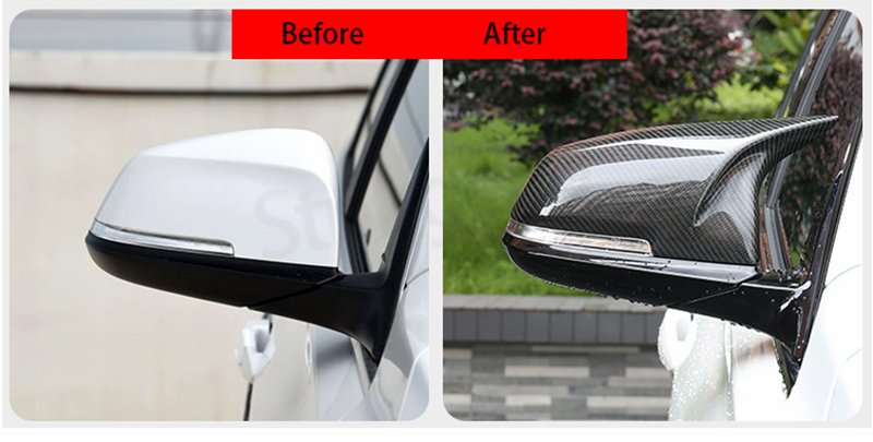 Real Carbon Fiber M-Style Mirror Covers For BMW F3x 3/4 Series