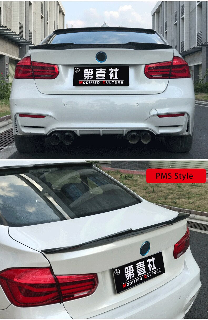 High Quality 3K Real Carbon Fiber Spoiler 2012-2018 BMW M3/ 3 Series F30 F80 Multiple Styles!