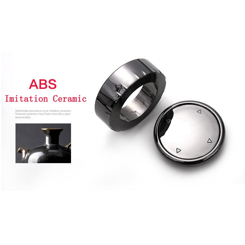 Ceramic Multimedia Button Cover Trim Knob  For BMW F06 F12 F13 For NBT Controller Accessories