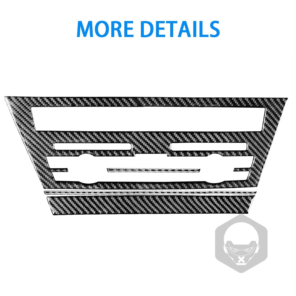 BMW 6 Series M6 Interior Carbon Fiber Trim F12 F13 F06 2011-2018 Interiors CD Panel Frame Decoration Cover Trim Stickers Car Accessories