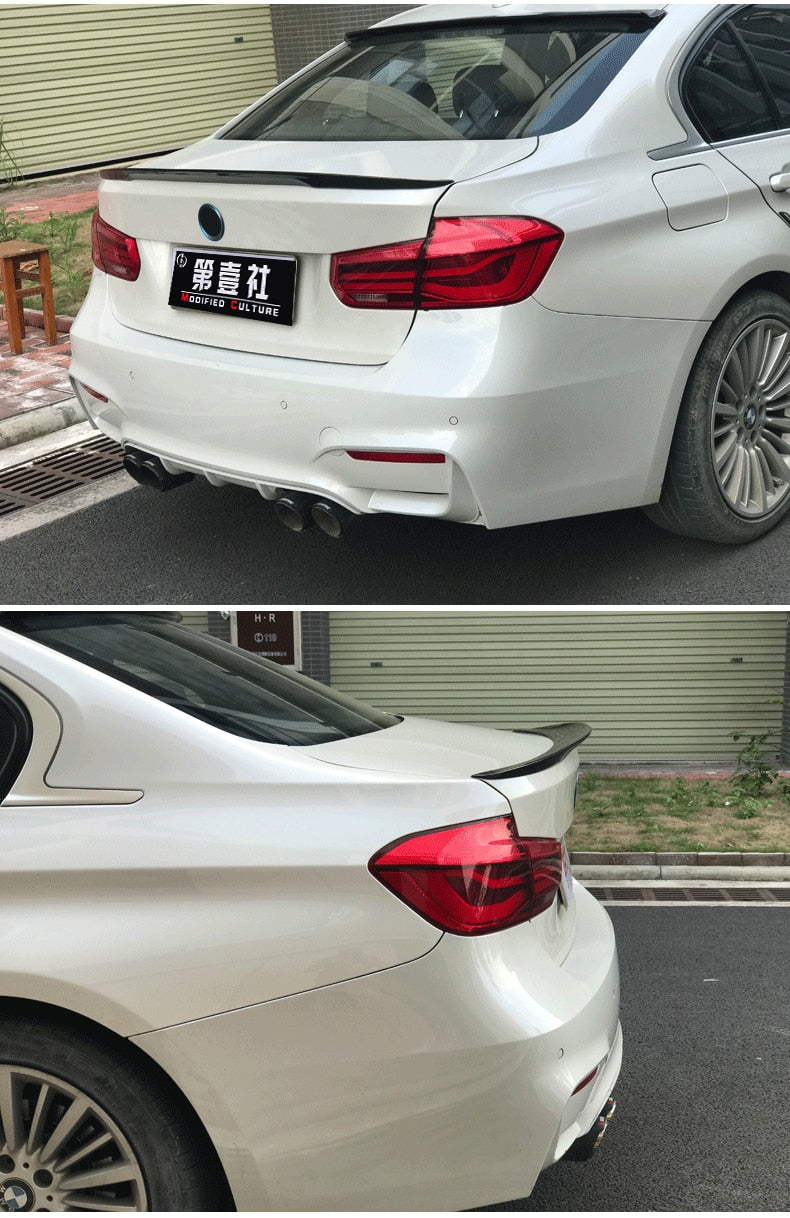 High Quality 3K Real Carbon Fiber Spoiler 2012-2018 BMW M3/ 3 Series F30 F80 Multiple Styles!