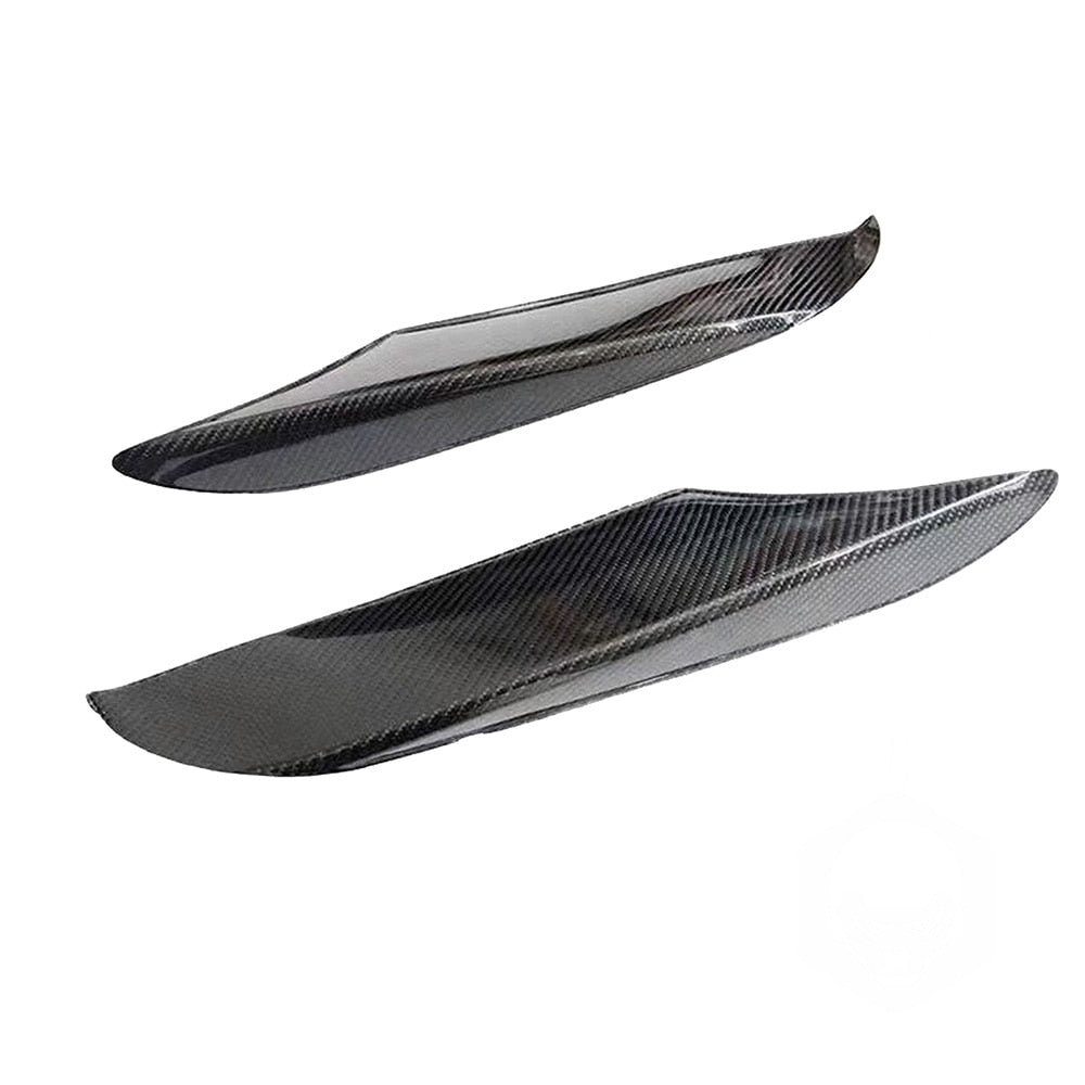 Real Carbon Fiber Fog Light Frame Upper Bumper Fender Splitter Cover Trim Decoration Panel For BMW F06 M6 2012-2021