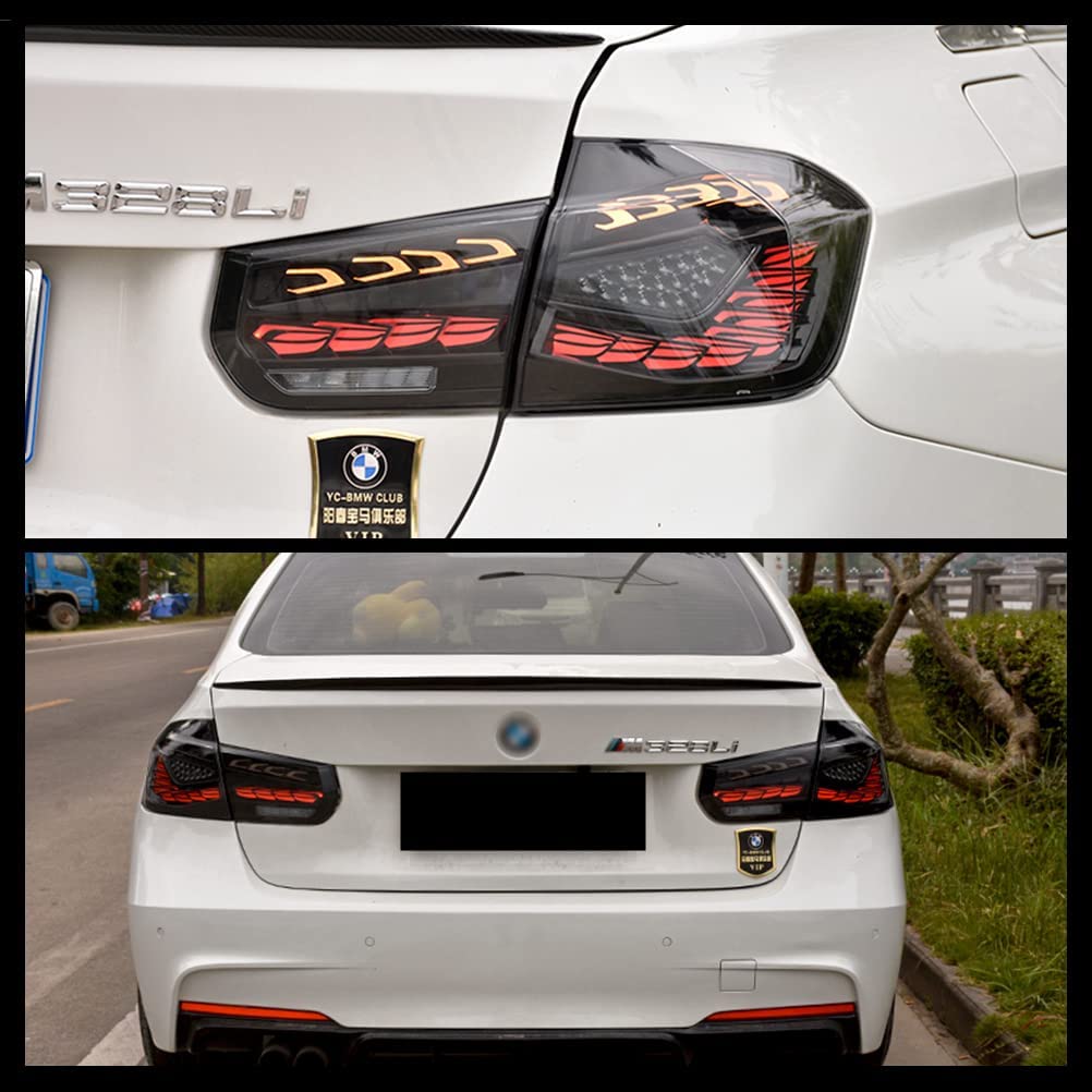 LED GTS Taillights for BMW F30 2013-2018 F80 GTS with Startup Animation Blue Flash Version Available