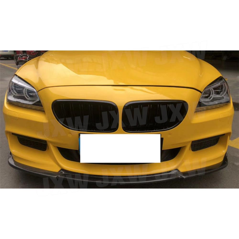 Carbon Fiber Front Bumper Chin Lip For BMW F06 F12 F13 630 640 650 M Tech Sport 2012 - 2016 FRP Car Styling Front Spoiler