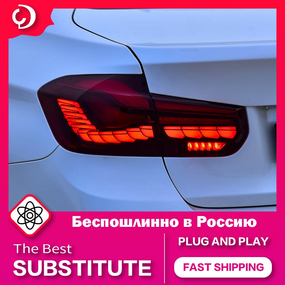 Red GTS Taillights for BMW 3 Series F30 2013-2019 F80 M3 GTS LED Turn Signal Sequential Startup Animation