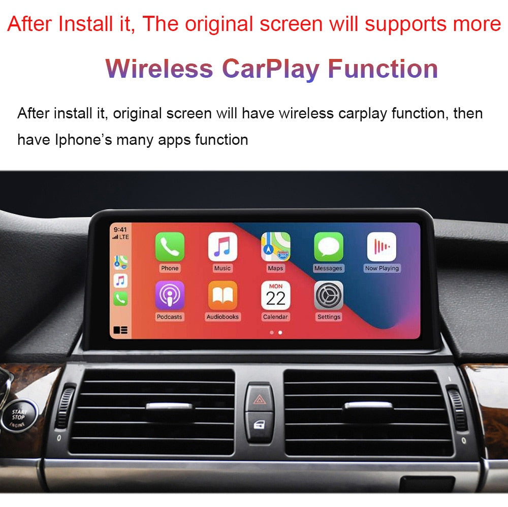 Wireless CarPlay Android Auto Box For BMW F Series NBT CIC EVO Youtube