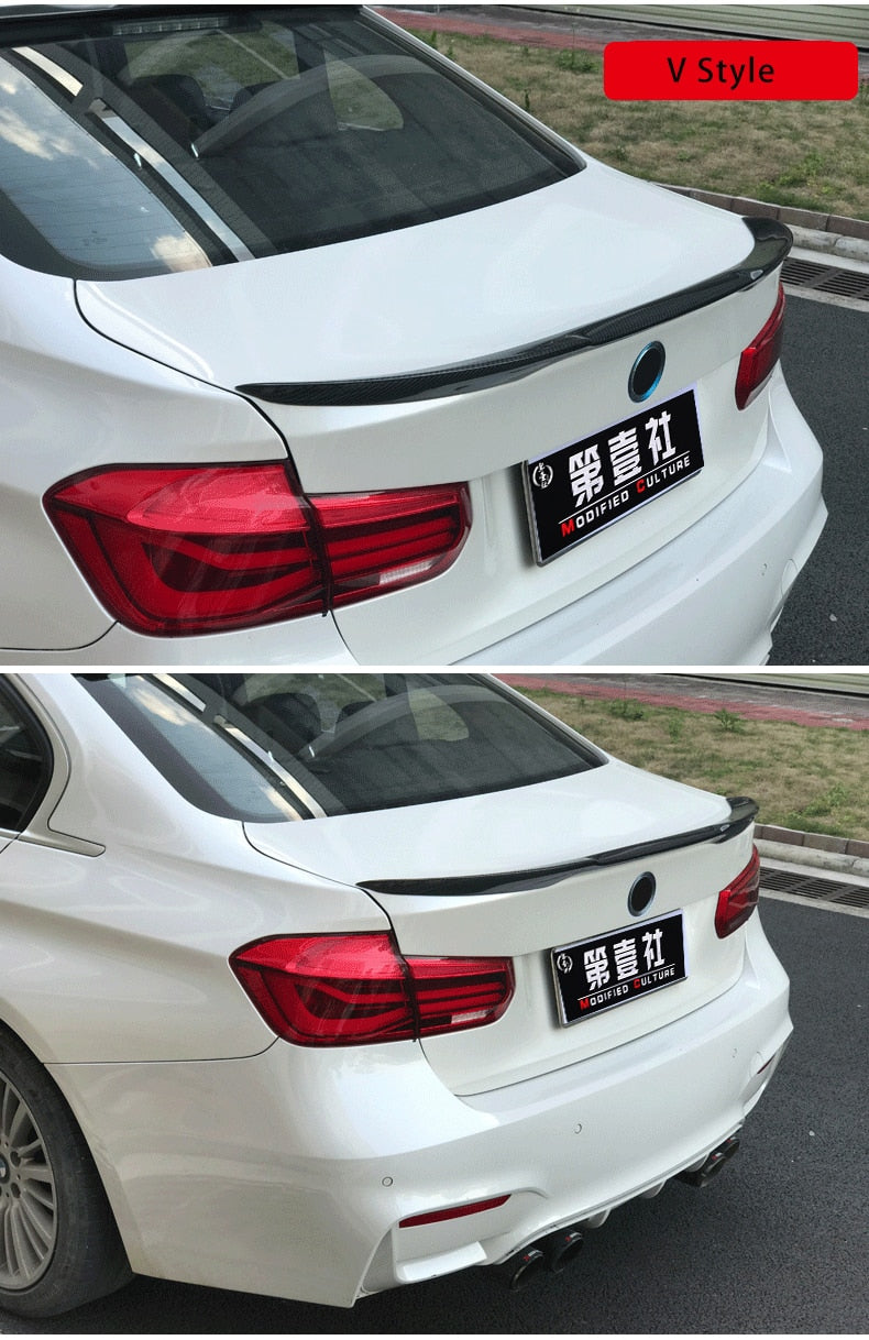 High Quality 3K Real Carbon Fiber Spoiler 2012-2018 BMW M3/ 3 Series F30 F80 Multiple Styles!