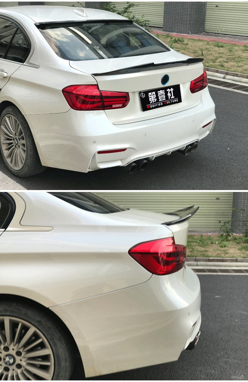 High Quality 3K Real Carbon Fiber Spoiler 2012-2018 BMW M3/ 3 Series F30 F80 Multiple Styles!