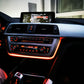 Carbon fiber LED center console Ambient light For BMW 3 /4 Series M3/4 F3x F8x LED