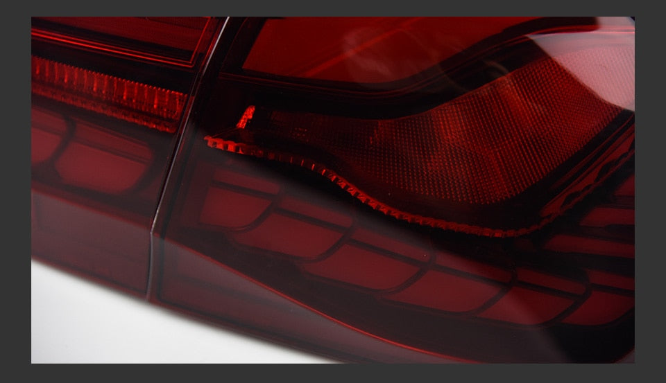 Red GTS Taillights for BMW 3 Series F30 2013-2019 F80 M3 GTS LED Turn Signal Sequential Startup Animation