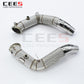 BMW M5 M6 F06 F10 F12 F13 High Flow Catted Exhaust Downpipe / Catless DownPipes