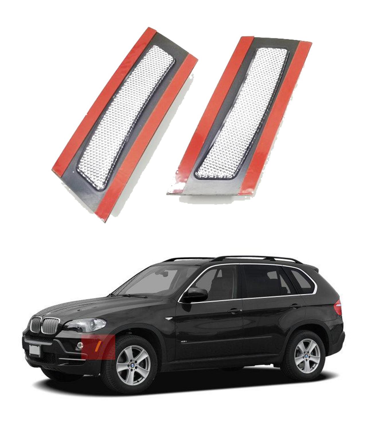 Clear/Smoke/Amberr/Dark Grey/Red Front Bumper Reflector Light for 2007-2010 BMW X5 E70 Pre-LCI